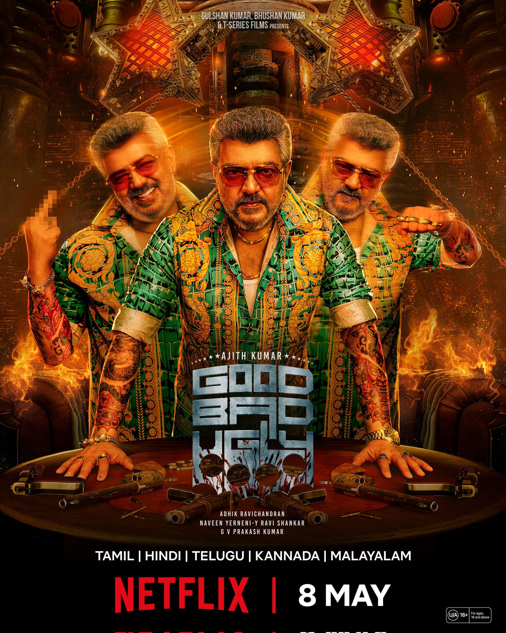 Ajith Kumar’s ‘Good Bad Ugly’ set for OTT premiere on Netflix from May 8