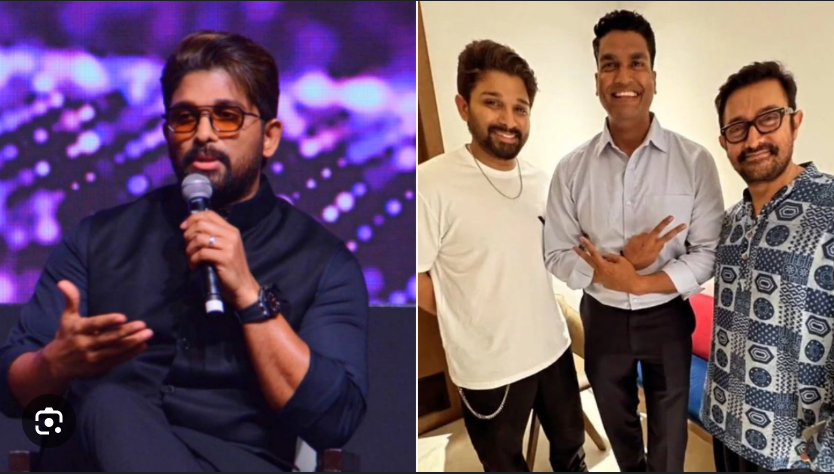 Pic Talk: Allu Arjun with Aamir Khan