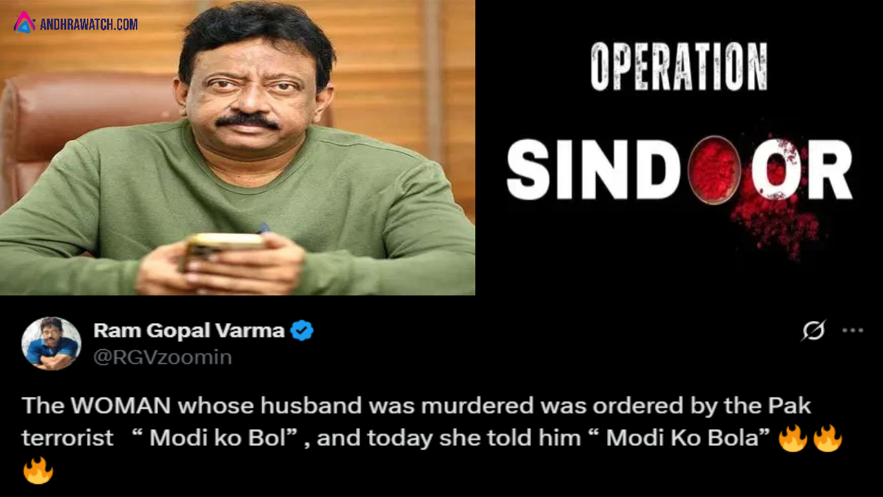 India Launches ‘Operation Sindoor’ to Avenge Pahalgam Attack; RGV’s Satirical Post Goes Viral