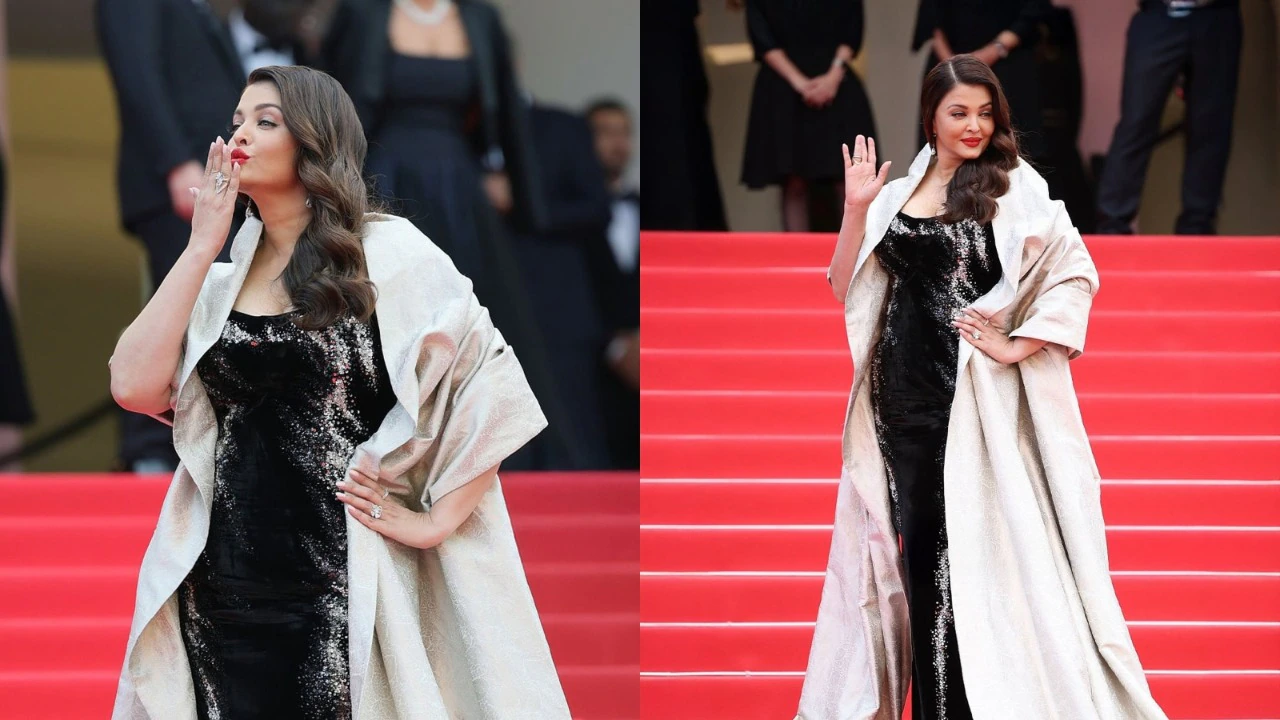 Aishwarya Rai Celebrates Indian Heritage at Cannes with Bhagavad Gita-Inspired Attire
