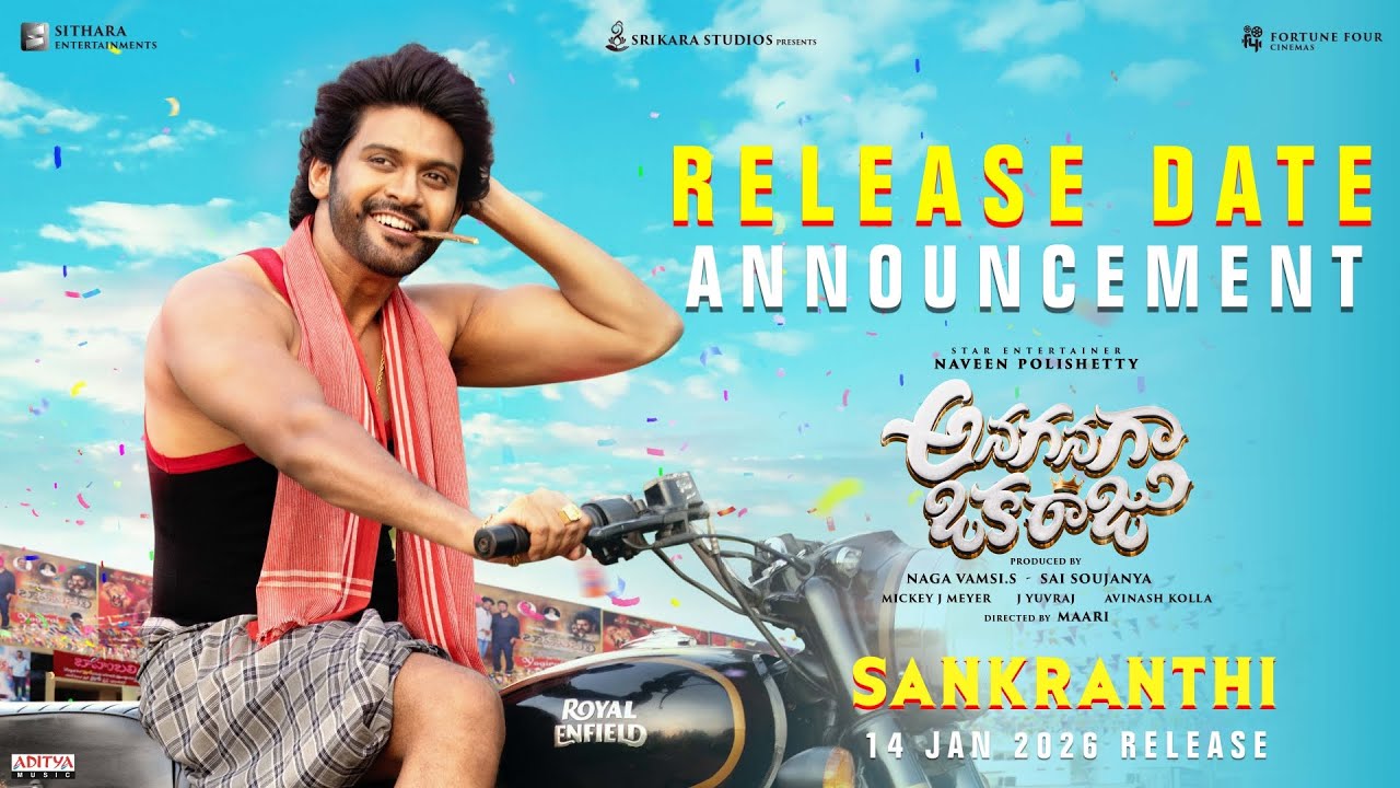 Naveen Polishetty’s Anaganaga Oka Raju Locks Sankranthi 2026 Release Date