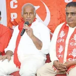 CPI state secretary Kunamneni Demands To scrap Kaleshwaram project