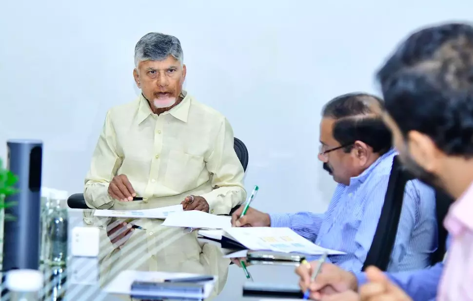 CM Chandrababu warns officials To Make AP A corruption-Free state, Act strictly Against corruption