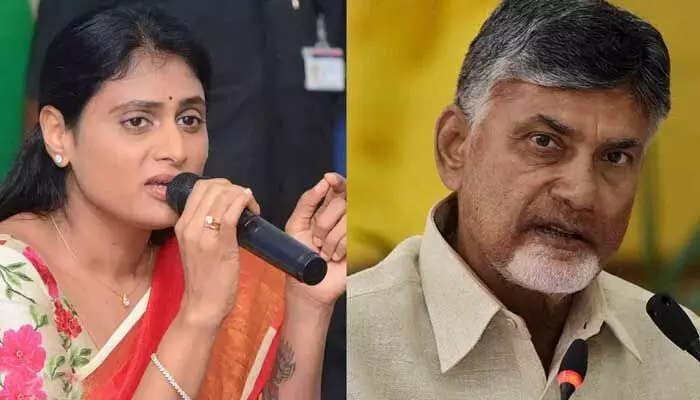 APCC chief Sharmila slams Chandrababu Naidu’s one-Year Regime Is A Distortion of people’s verdict