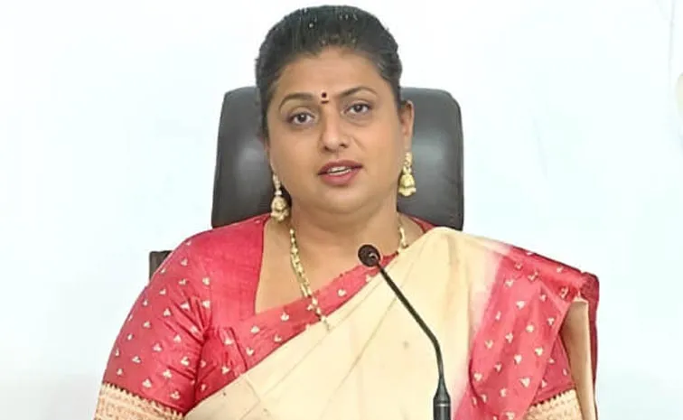 Former Minister Roja claims video showing A person Dying Under YS Jagan’s car A Fake one