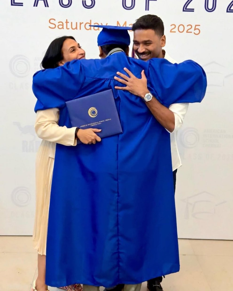 Dhanush And Aishwarya Rajinikanth Celebrate Son Yatra’s Graduation