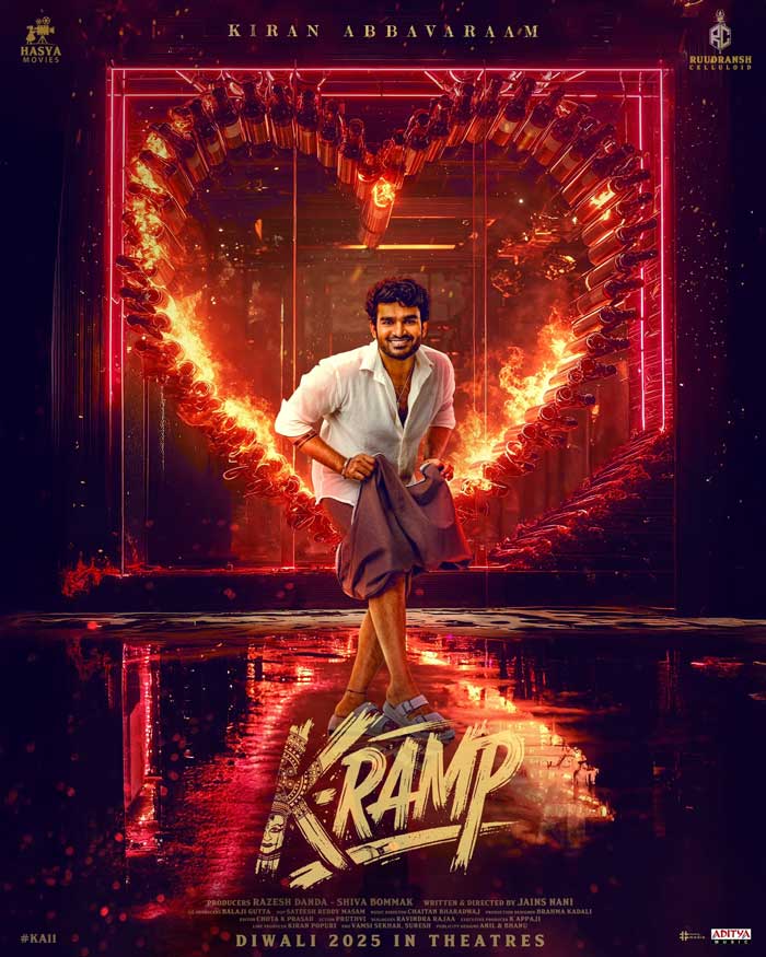 Kiran Abbavaram’s “K-Ramp” Rolls Forward with Striking First Look and Rising Buzz