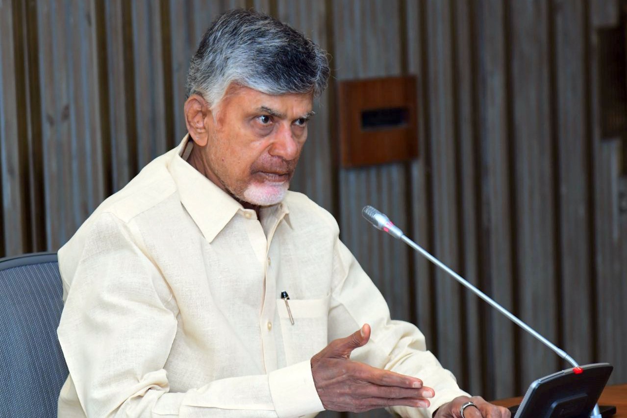 CM Chandrababu says while Hyderabad Is A Brownfield city, Amaravati will Be A Greenfield city