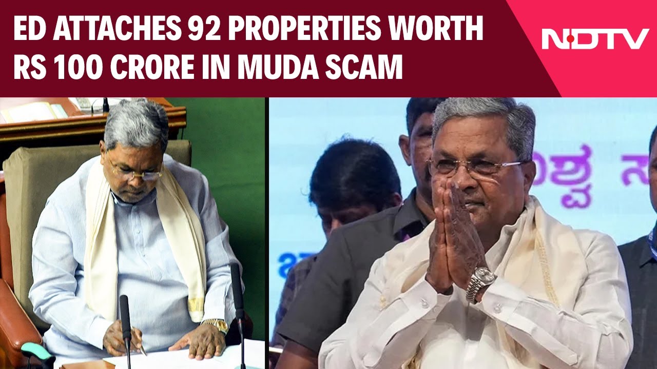 ED Attaches 92 Properties Worth Rs 100 Crore in MUDA Scam Linked to Siddaramaiah