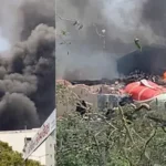 London-Bound Air India Flight crashes with 242 onboard crashes In Ahmedabad