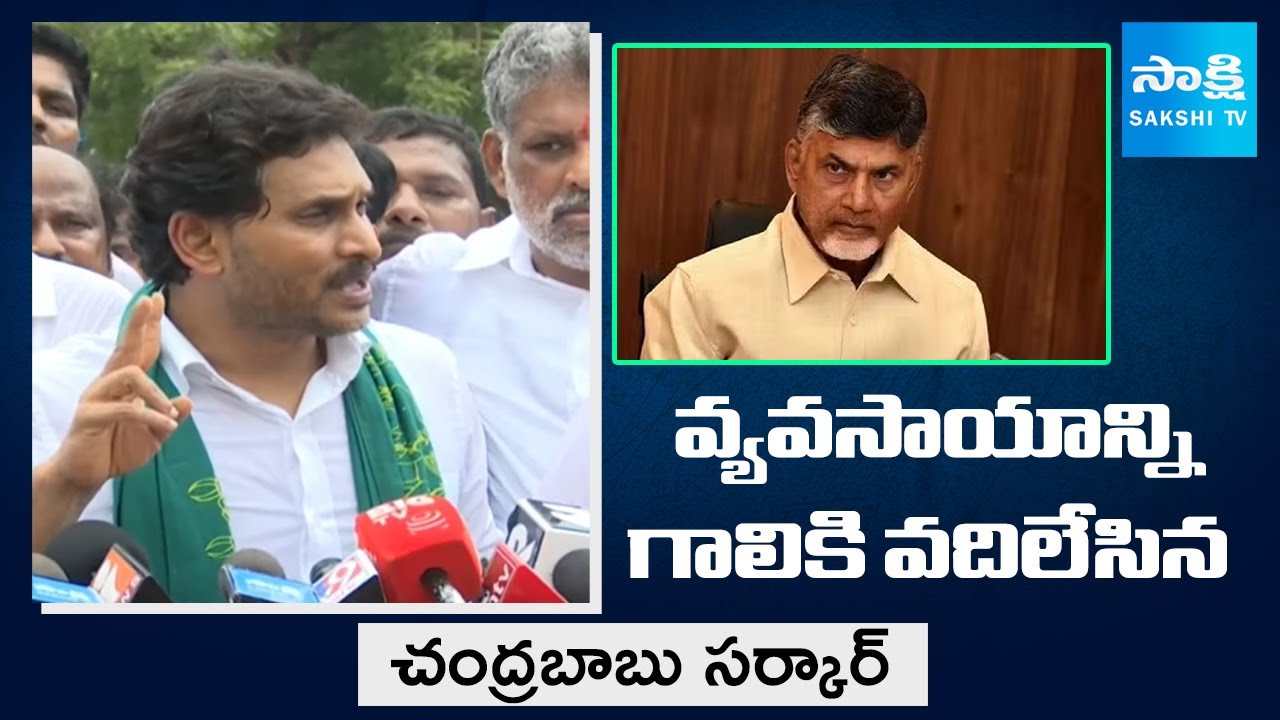 YS Jagan Comments On Chandrababu Govt At Podili Tour