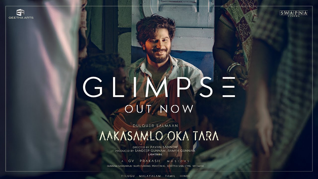 Glimpse of Dulquer Salmaan’s Aakasamlo Oka Tara Unveiled