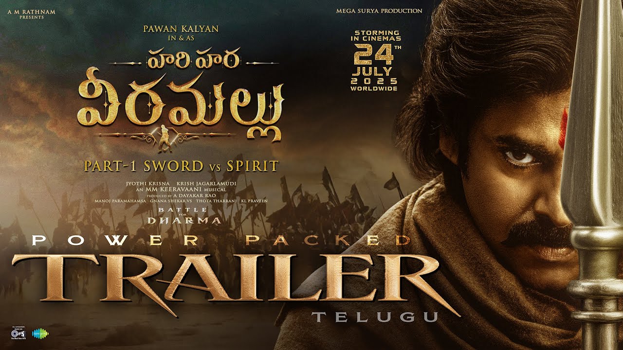 Pawan Kalyan’s Hari Hara Veera Mallu Trailer Out Now
