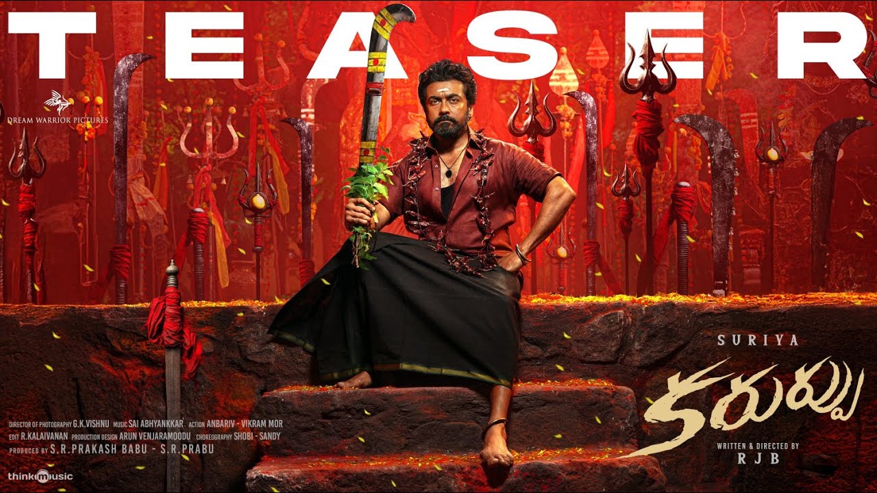 Suriya’s Karuppu Teaser Ignites Excitement with High-Octane Action and Intense Performance