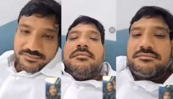 Uproar after a video of TDP Guntur East MLA Nasir went  viral, allegedly flirting with a women