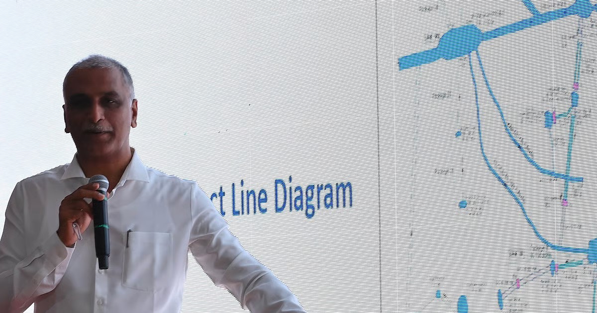 Harish Rao slams Kaleshwaram Commission report a complete trap, a conspiracy