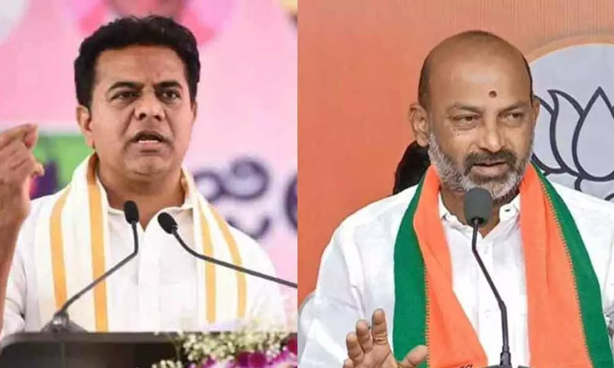 KTR Demands Apology From Bandi Sanjay or Faces Legal Consequences
