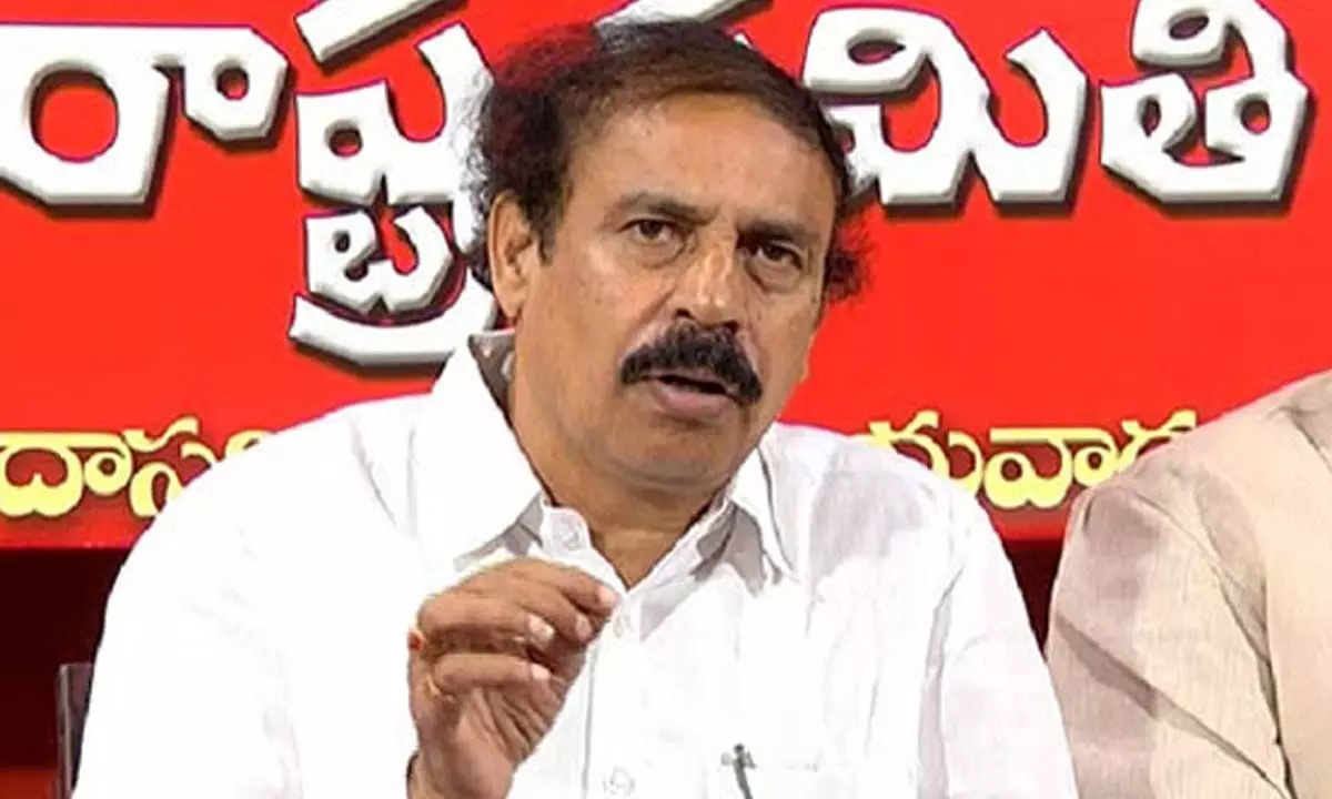 CPI state secretary Ramakrishna slams Chandrababu, Jagan Models Failed In comprehensive Development of New AP