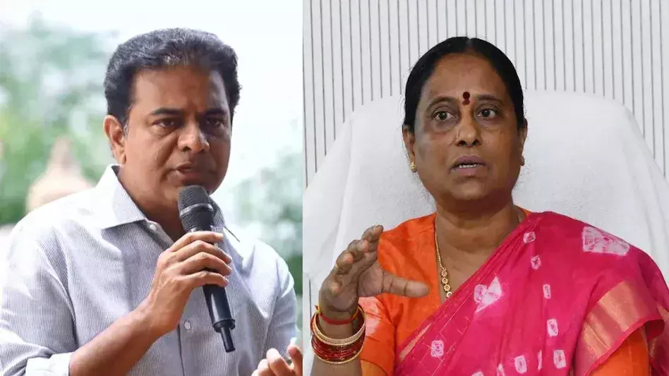 Nampally Court Directs police To File A criminal case Against Minister Konda Surekha In KTR’s Defamation suit