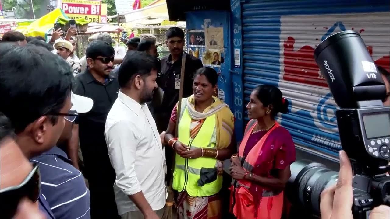 CM Revanth Reddy Conducts Surprise Inspection Amid Heavy Rains