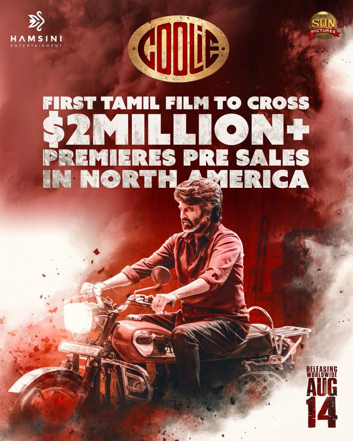 Coolie Breaks M Pre-Sales Record in USA
