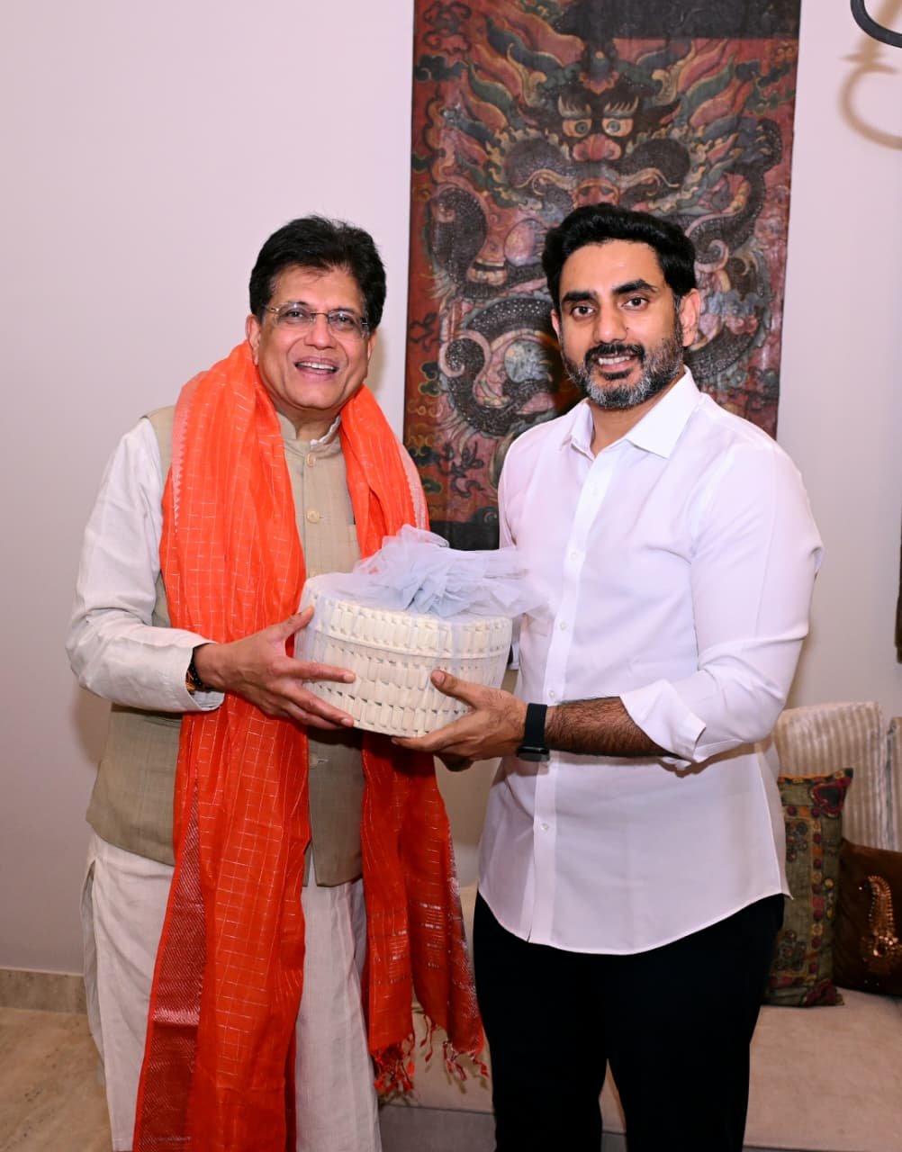 Minister Nara Lokesh seeks Piyush Goyal, AP-specific Agri Boards For Mango, Cashew & Chilli
