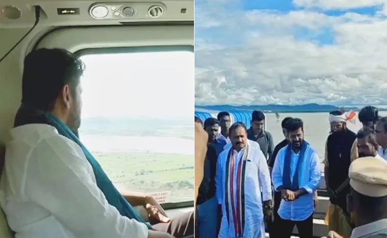 CM Revanth Reddy conducted Aerial survey In Floods Affected Areas, Assures Ready To Help victims