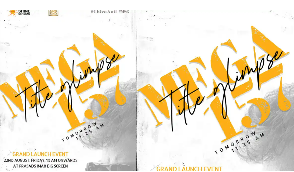 Mega 157 title glimpse to be unveiled tomorrow