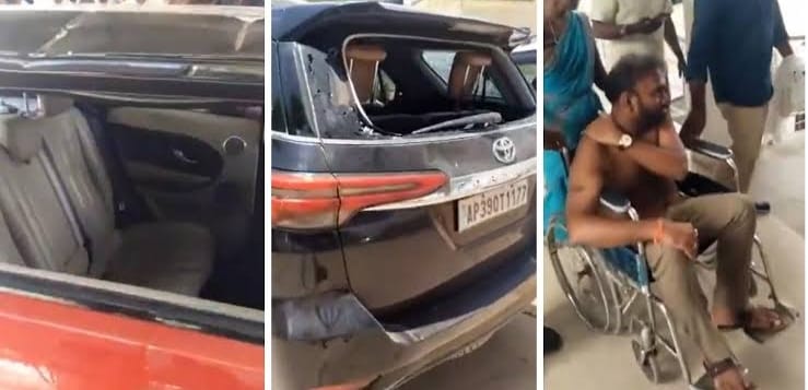 Tensions Flared Up In Pulivendula After Attack on YCP MLC