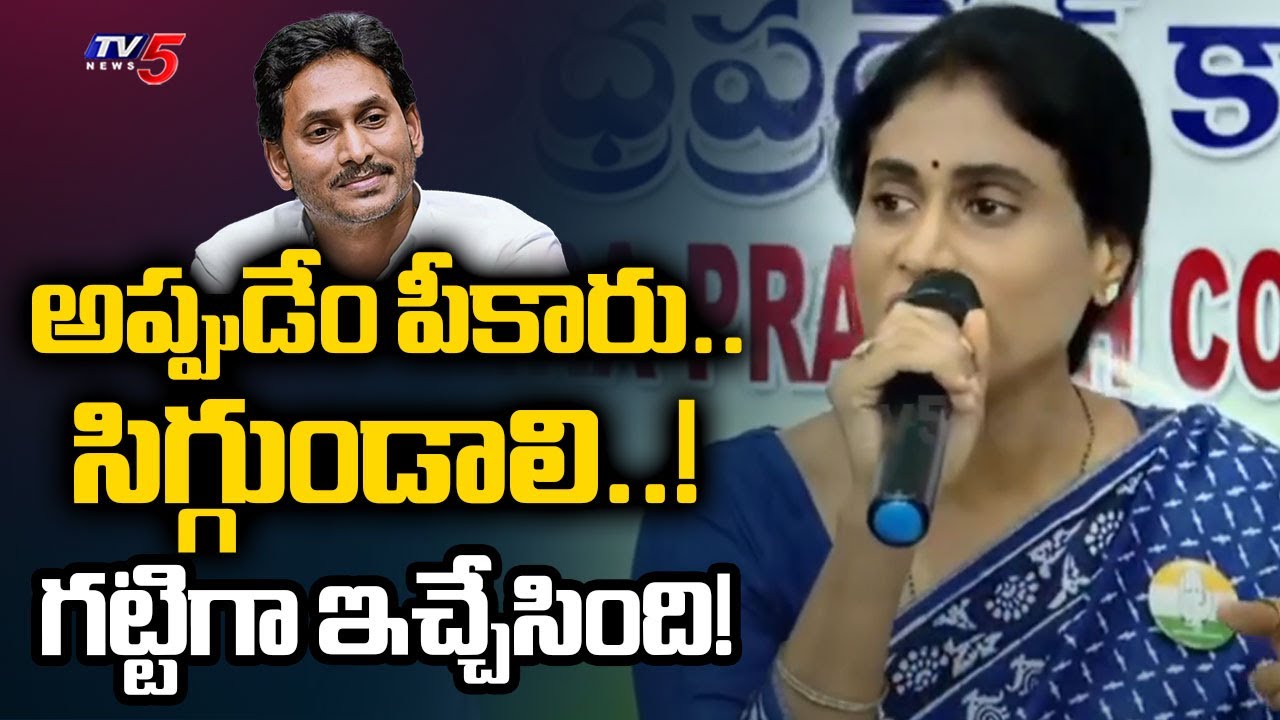 AP PCC YS Sharmila Reddy Slams YSRCP And YS Jagan
