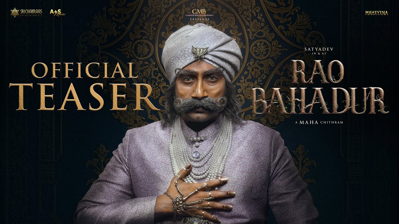 Rao Bahadur Teaser: Venkatesh Maha and Satyadev Raise Expectations