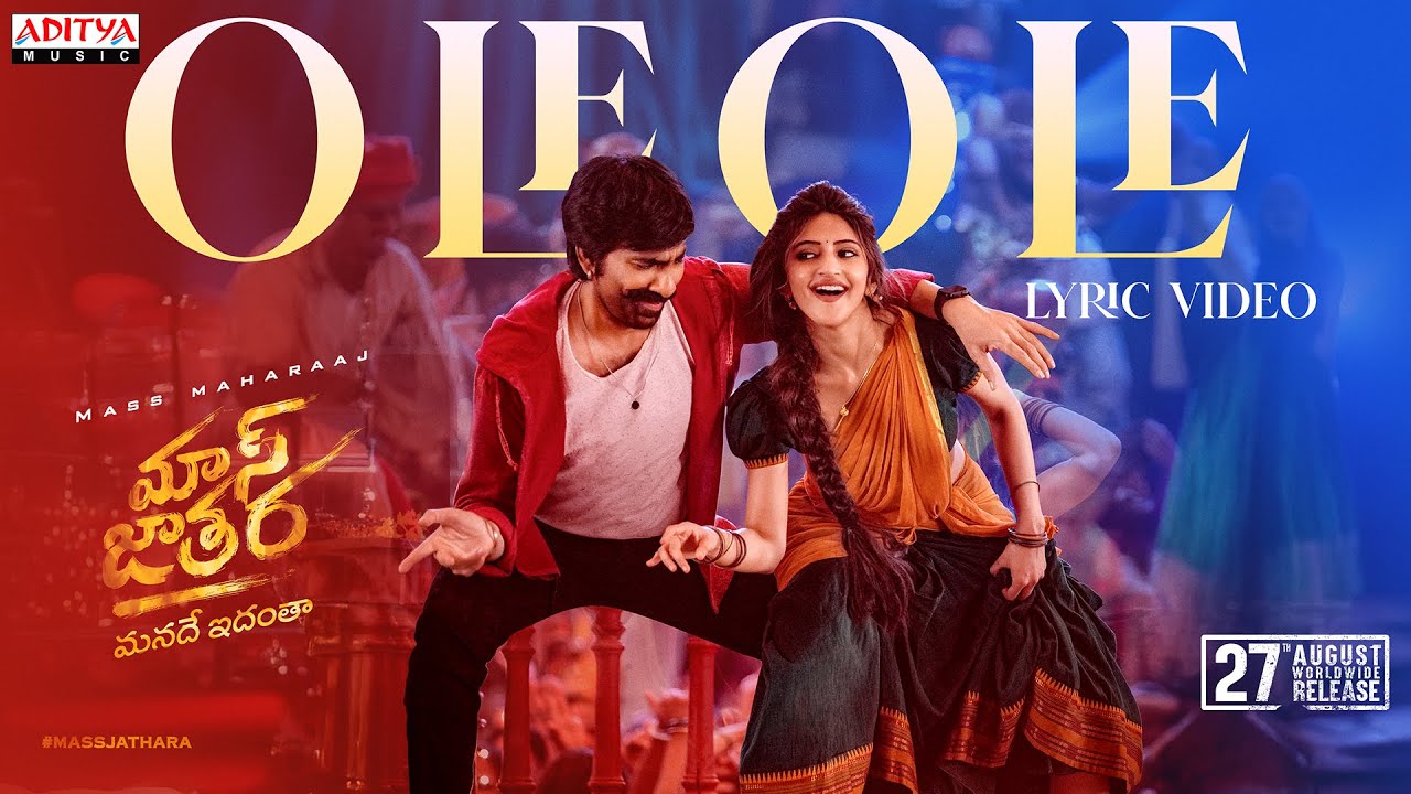 Ravi Teja’s Mass Jathara Heats Up with Energetic Second Single “Ole Ole”