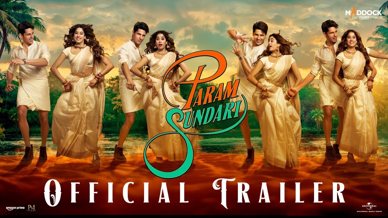 Sidharth Malhotra, Janhvi Kapoor Pair Up for ‘Param Sundari’; Trailer Released