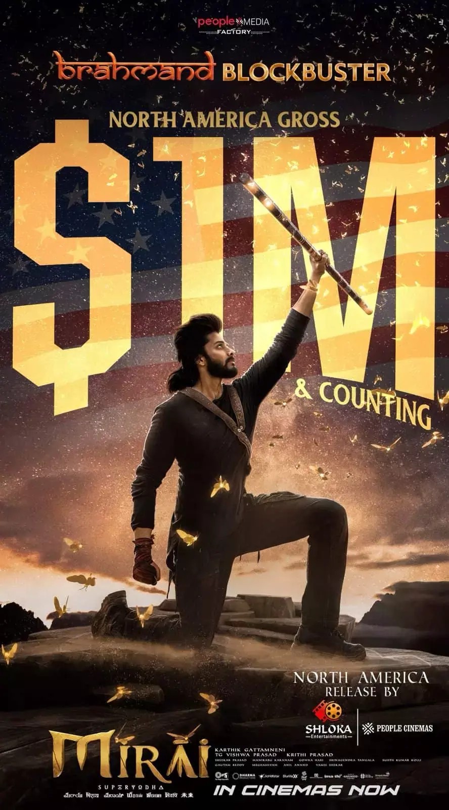 Teja Sajja’s Mirai Shines Overseas, Enters Million Dollar Club in Just Two Days