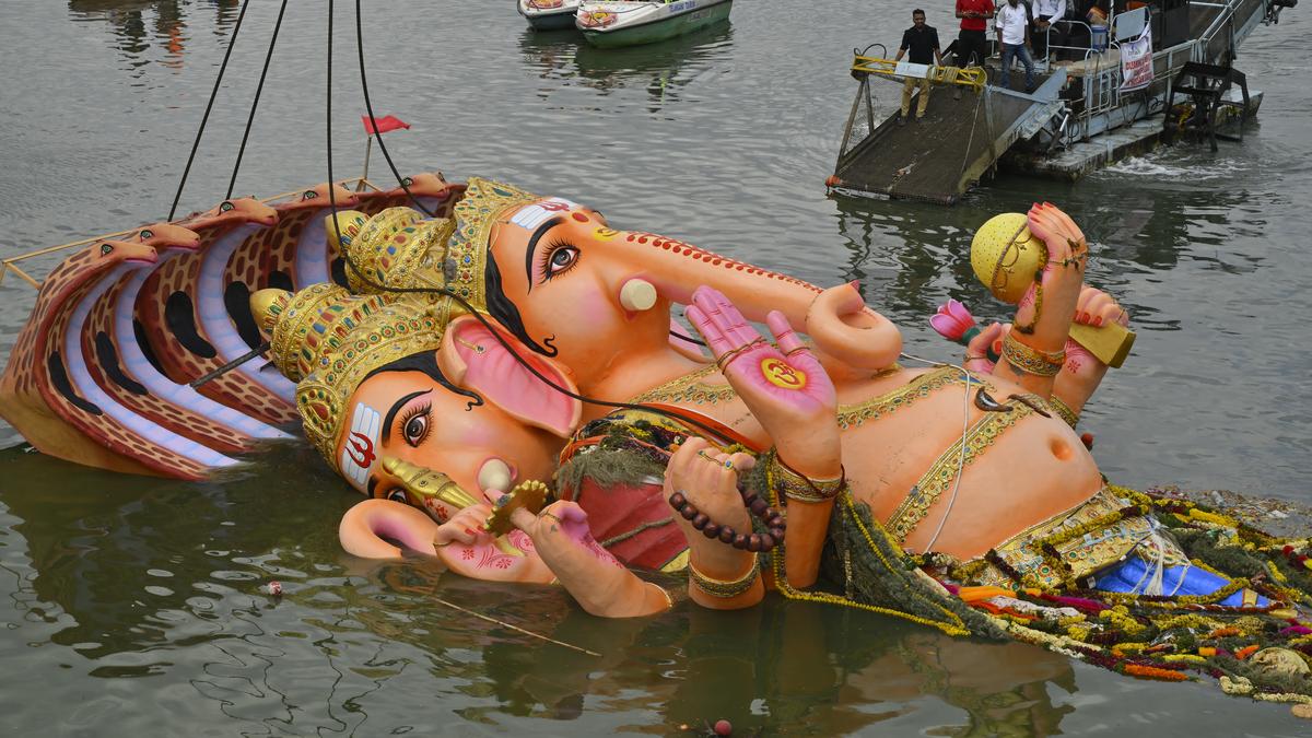 Ganesh Immersions continuing with devotion, a feast for eyes
