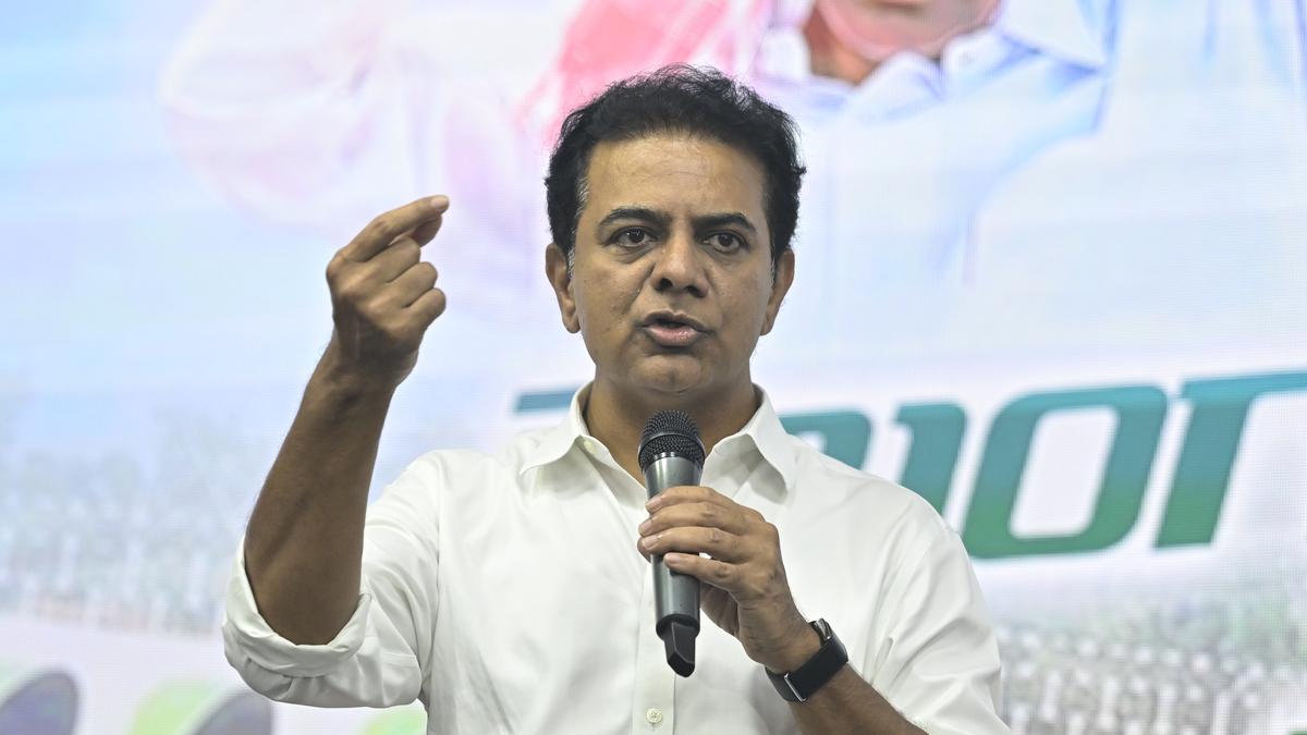 KTR Alleges Congress Leaders Eye on Grabbing 250 Acres Metro Lands, Demand Centre’s probe Into L&T Exit