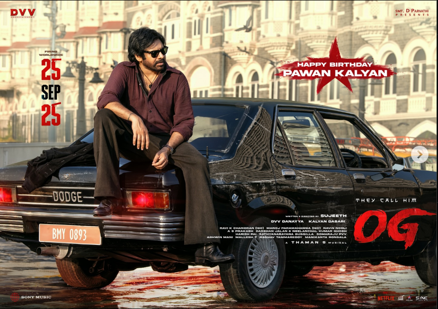 PSPK B-Day special: Sujeeth unveils striking OG poster