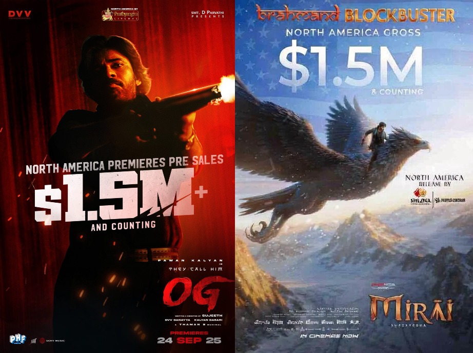 Teja Sajja’s Mirai and Pawan Kalyan’s OG Create History with US Box Office Feat