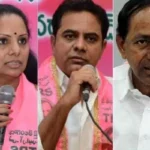 KCR Failed To stop KTR- Kavitha `cold war’, Remained As A spectator In Kavitha’s suspension?