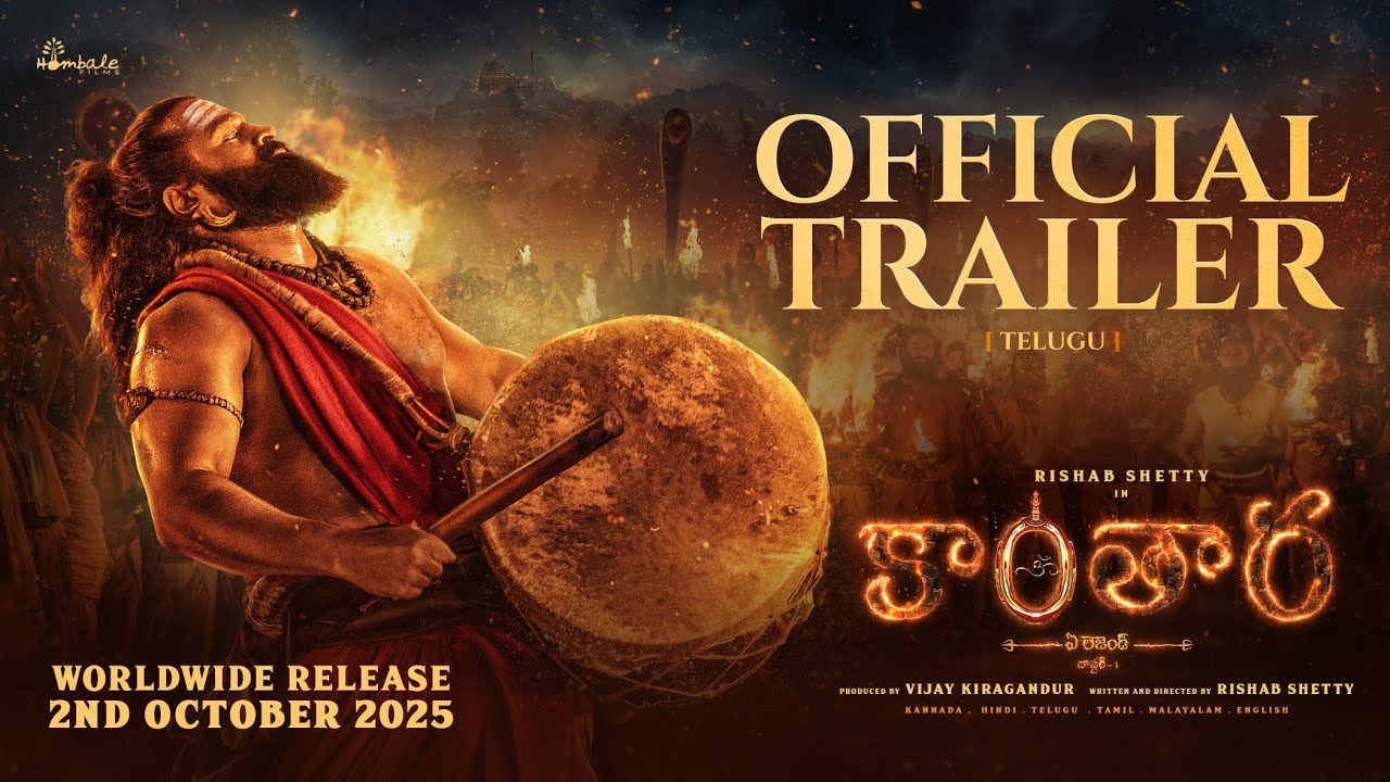 Rishab Shetty’s Kantara: Chapter 1 Trailer Out