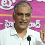 Harish Rao slams contractors Are Afraid To Bid For Tenders Due To Revanth’s percentages