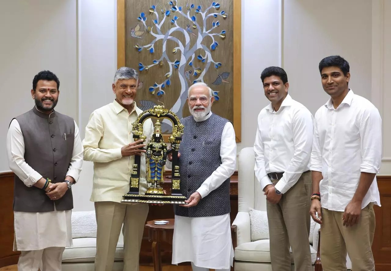 CM Chandrababu invited PM Modi to CII Partnership Summit to be held in Visakha, as Chief Guest