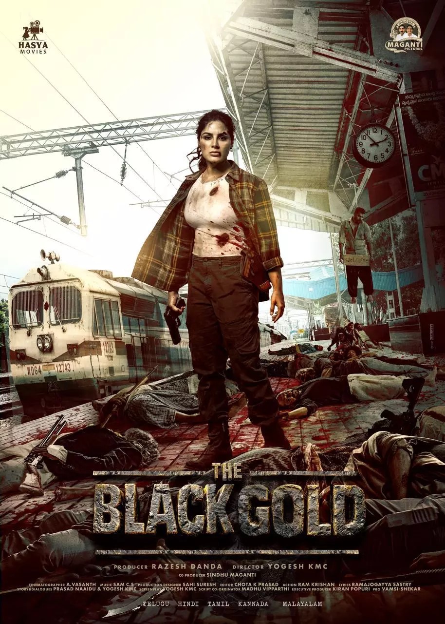 Samyuktha Stuns in Fierce First Look from The Black Gold