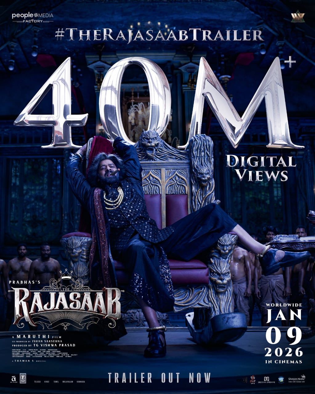 Prabhas’s The Raja Saab Trailer Receives Overwhelming Response