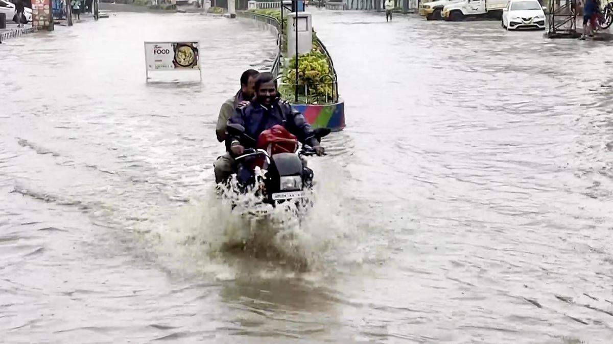 IMD issued Red Alert to six districts as rains falling in many parts of AP due to low pressure in Bay of Bengal
