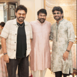 Pic Talk: Chiru celebrates Diwali with Venky and Nag