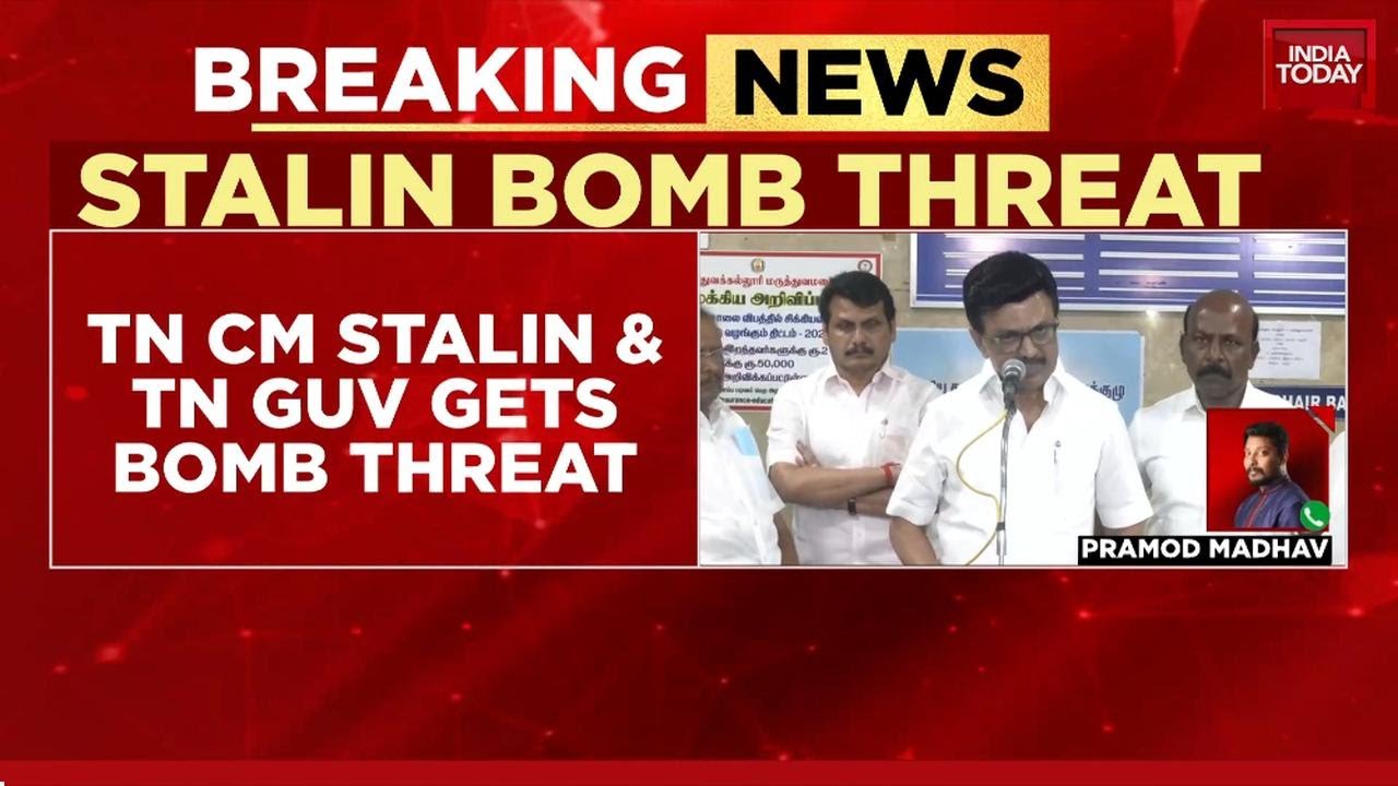 Bomb Threat Targets Residences of Tamil Nadu CM MK Stalin and Governor RN Ravi