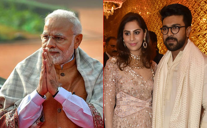 Ram Charan, Upasana Meet PM Modi; Present Special Bow and Venkateswara Memento