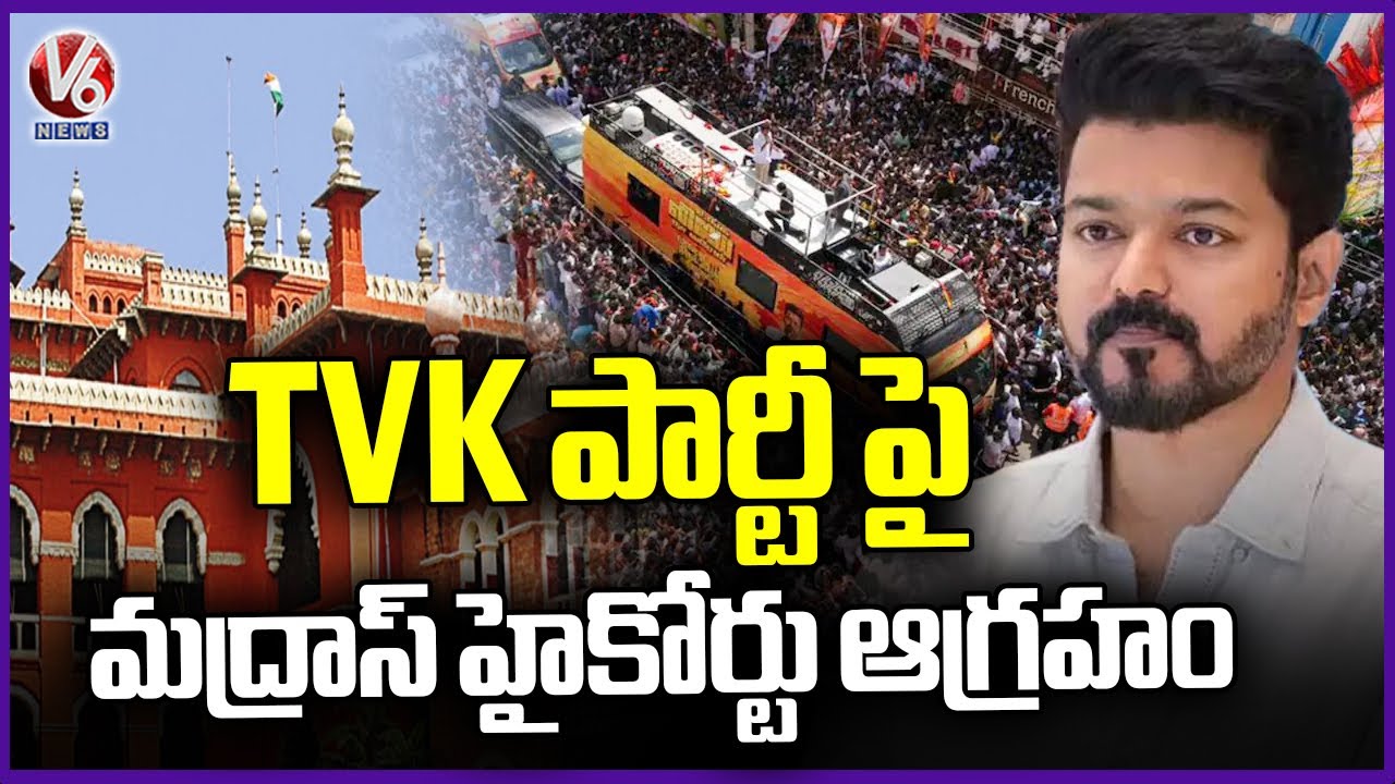 Tamil Nadu High Court Rejects TVK Party Petition Over Stampede Case Incident
